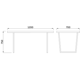 Деревянный стол Уэльс