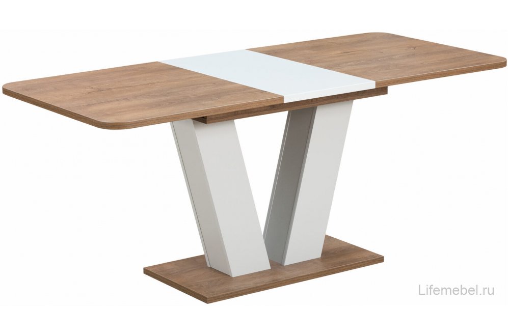 Деревянный стол Vega дуб канзас / пепел