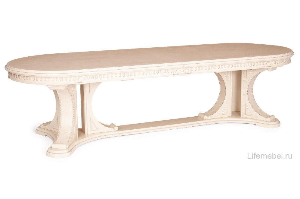 Деревянный стол Versal бежевый патина