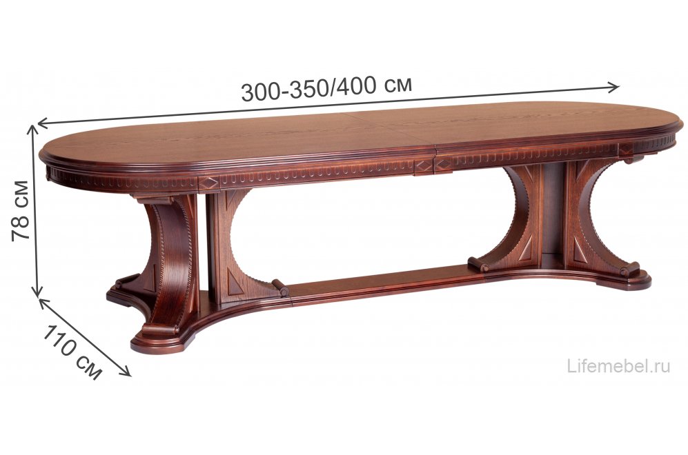 Деревянный стол Versal tobacco