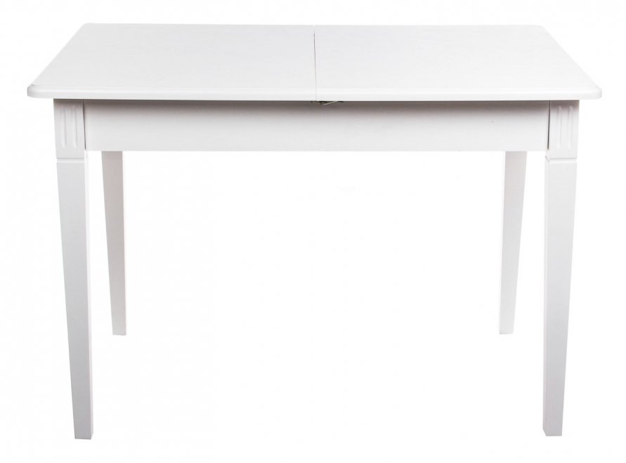 Обеденный стол Барсук белая эмаль