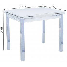 Стеклянный стол Leset Париж 1Р