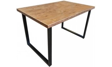 Деревянный стол Loft 120 x 60 см темный дуб
