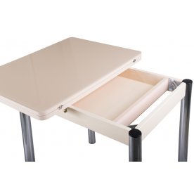 Стол Чинзано М-2 венге / кофе, ножка 07 крем