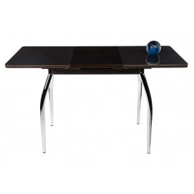 Стол Чинзано М венге / кофе / ножка 01 хром