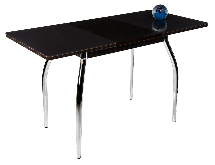 Стол Чинзано М венге / кофе / ножка 01 хром