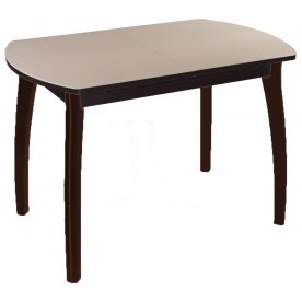 Стол Чинзано ПО венге / кремовый / ножка 07 венге