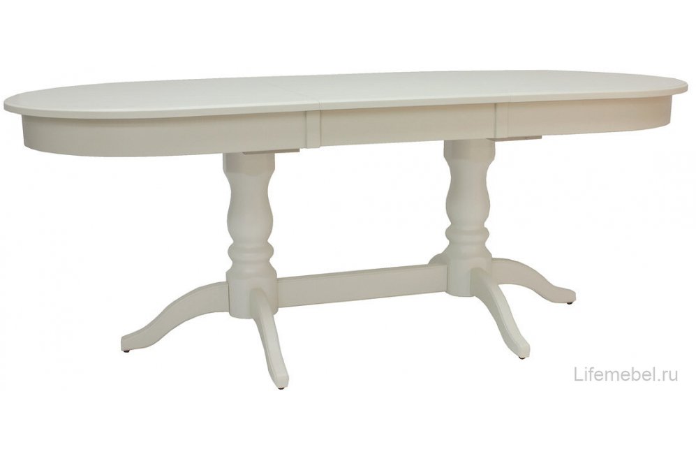 Стол деревянный раздвижной Каролина 1Р слоновая кость 1013