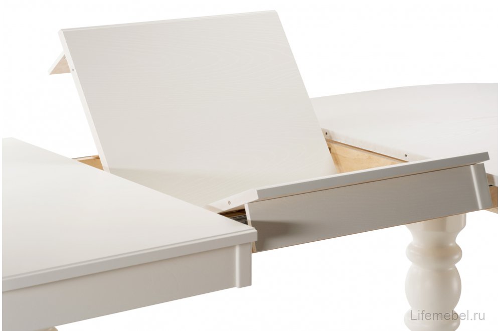 Стол Дейвер 200(260)х100 молочный