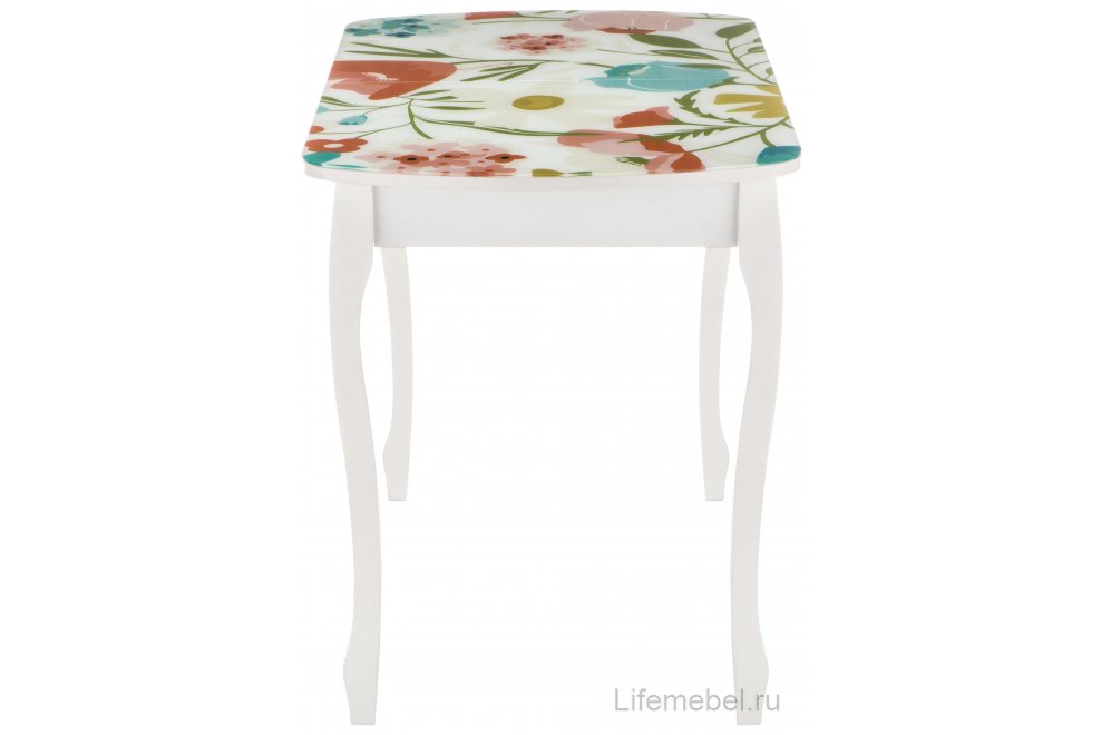 Стол Экстра 2 белый / весна