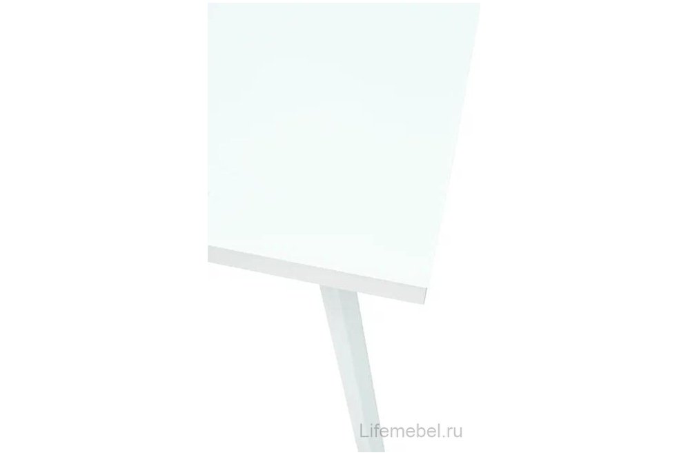 Стеклянный стол Фин 140 белый