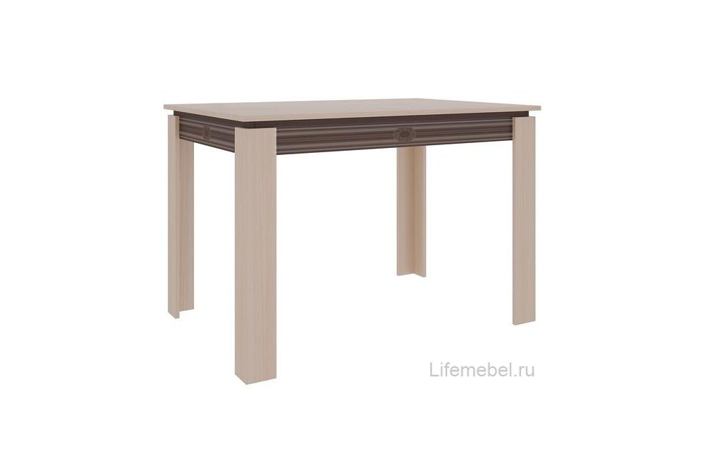 Стол Гермес 1 дуб млечный / венге