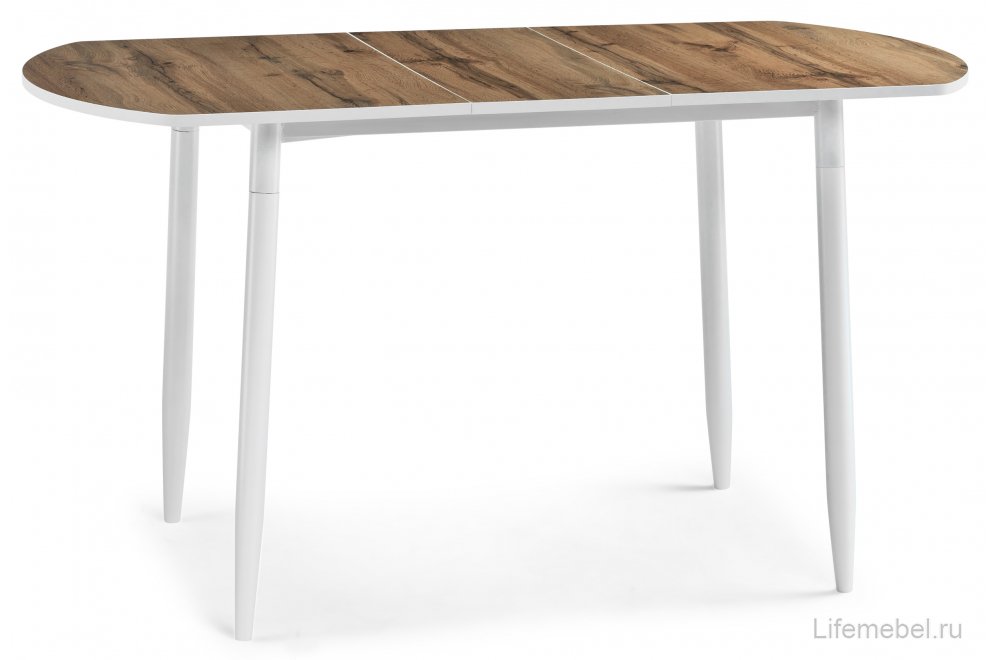 Стол раскладной Гуанг дуб вотан / белый