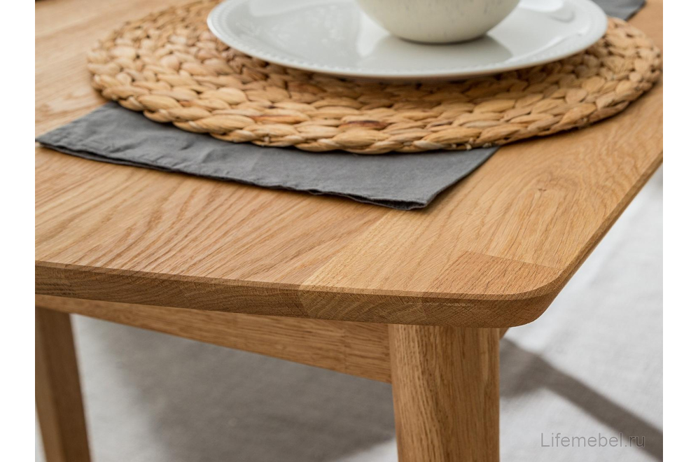 Деревянный стол Ирвинг 180х90 бейц-масло