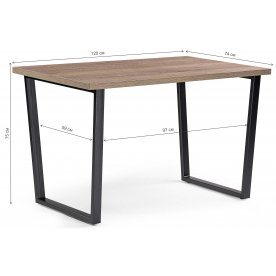 Стол Лота Лофт 120 32 мм