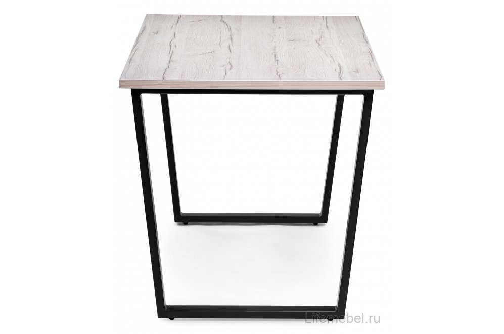 Стол Лота Лофт 140 25 мм юта / черный матовый