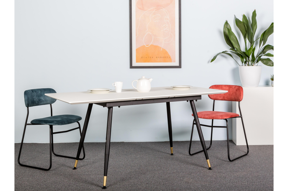 Деревянный стол Месси 120 белый