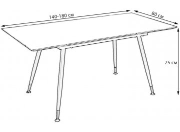 Деревянный стол Месси 140