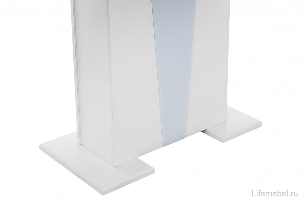 Стол на тумбе Джеймс белый