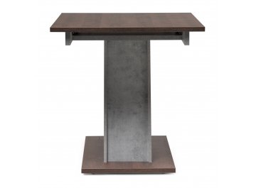 Обеденный стол Тирион бетон чикаго серый / дуб гладстоун табак