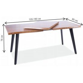 Деревянный стол Fresno 120-180/80/76