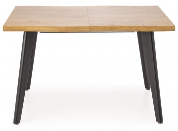 Обеденный стол Дерил 2 150-210/90/75 дуб натуральный / черный