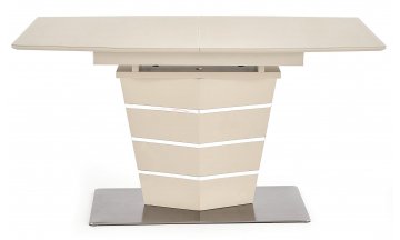 Стеклянный стол Sorento 140-180/80/76 шампань матовый / шампань матовый