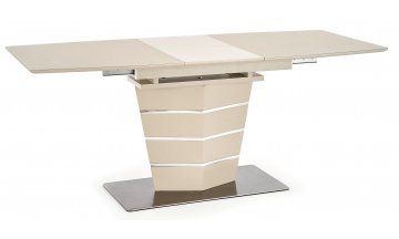 Стеклянный стол Sorento 140-180/80/76 шампань матовый / шампань матовый