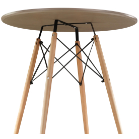 Деревянный стол Eames DSW SQT-11 80