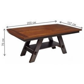 Деревянный стол GR OUDT-7842-WPH