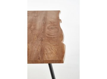 Обеденный стол Larson 120/80/77 дуб натуральный / черный