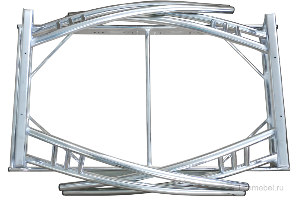 Деревянный стол Лайм компакт венге / хром