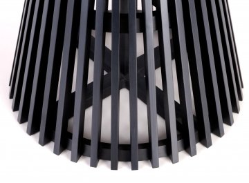 Обеденный стол Miyaki 120/77 дуб натуральный / черный