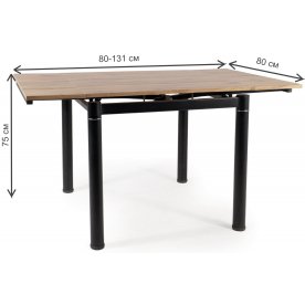 Деревянный стол GD082 80-131/80