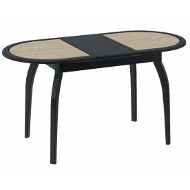 Стол обеденный Стамбул О СМ-220.03.15 на деревянных ножках венге / пикадилли