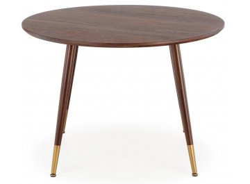 Обеденный стол Торрет 110/76/72 орех / золотой