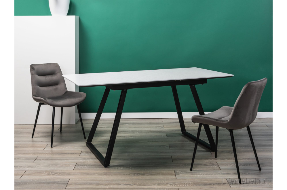 Стол Пеле 140-180 Белый раздвижной