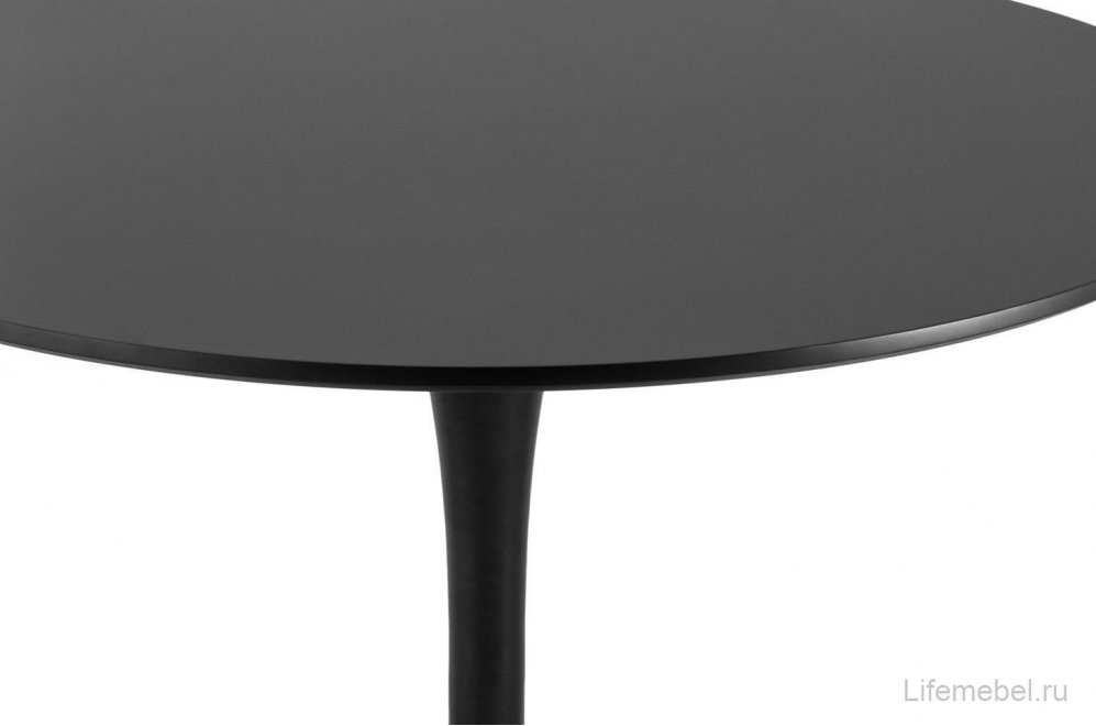 Деревянный стол Rose 90х90 черный