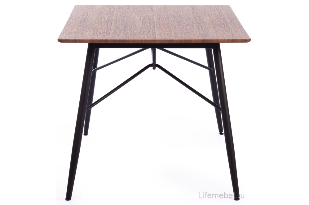 Деревянный стол Rusto черный / орех