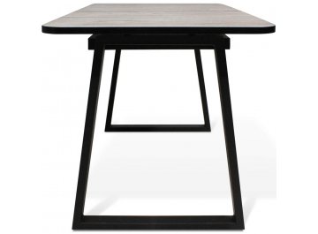 Складной стол Sheffilton SHT-T40 / 130-160 дуб аляска / черный