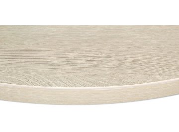 Обеденный стол SHT-TU43/TT 80 ЛДСП черный муар / дуб беленый