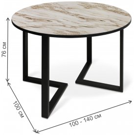 Деревянный стол SHT-TU5-BS1/90