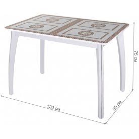 Стеклянный стол Танго ПР-1 07