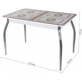 Стеклянный стол Танго ПР 01