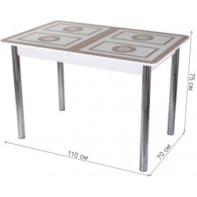 Стеклянный стол Танго ПР 02