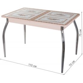 Стеклянный стол Танго ПР 01