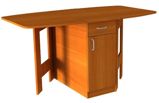 Стол-тумба Бриз вишня оксфорд