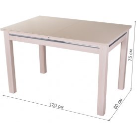 Стеклянный стол Вальс-1 08