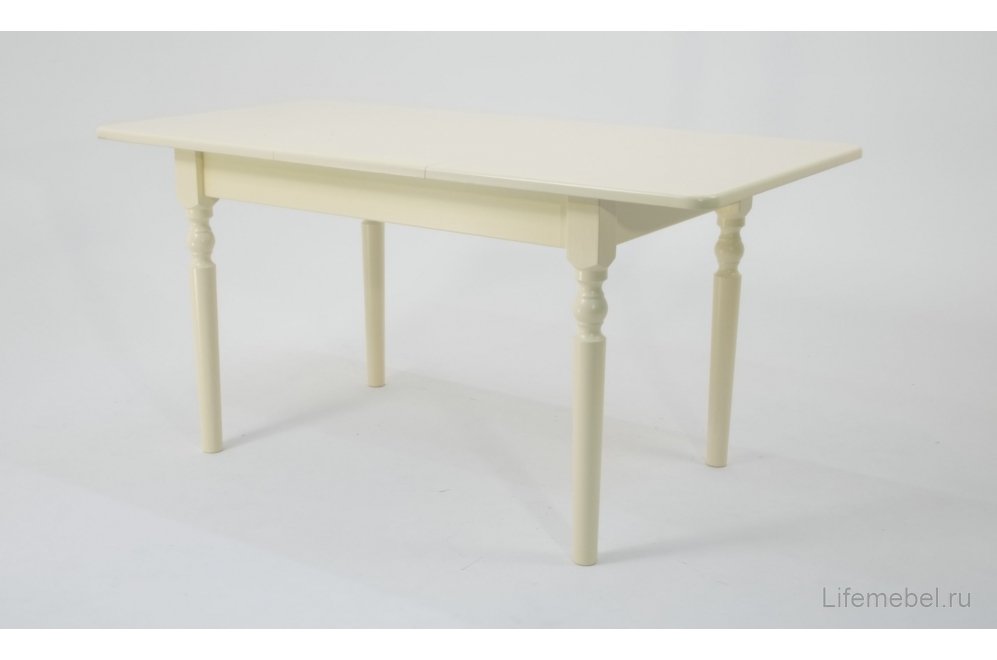Деревянный стол Верди 120 слоновая кость