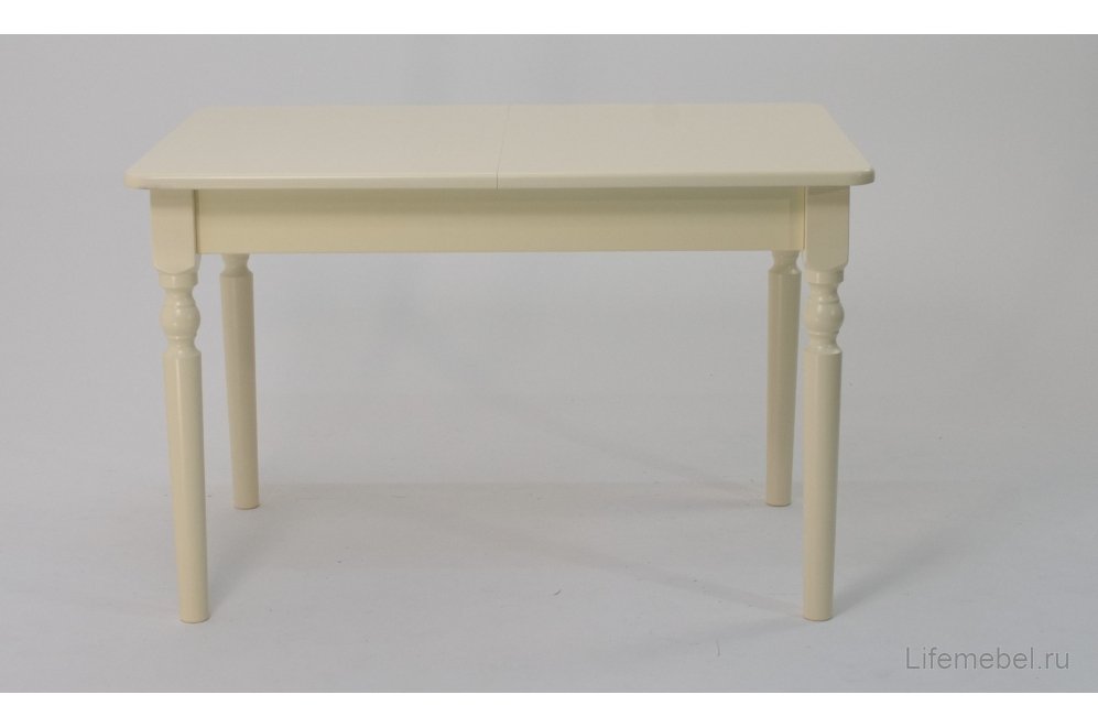 Деревянный стол Верди 120 слоновая кость